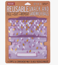 Load image into Gallery viewer, Reusable Snack Bag Set
